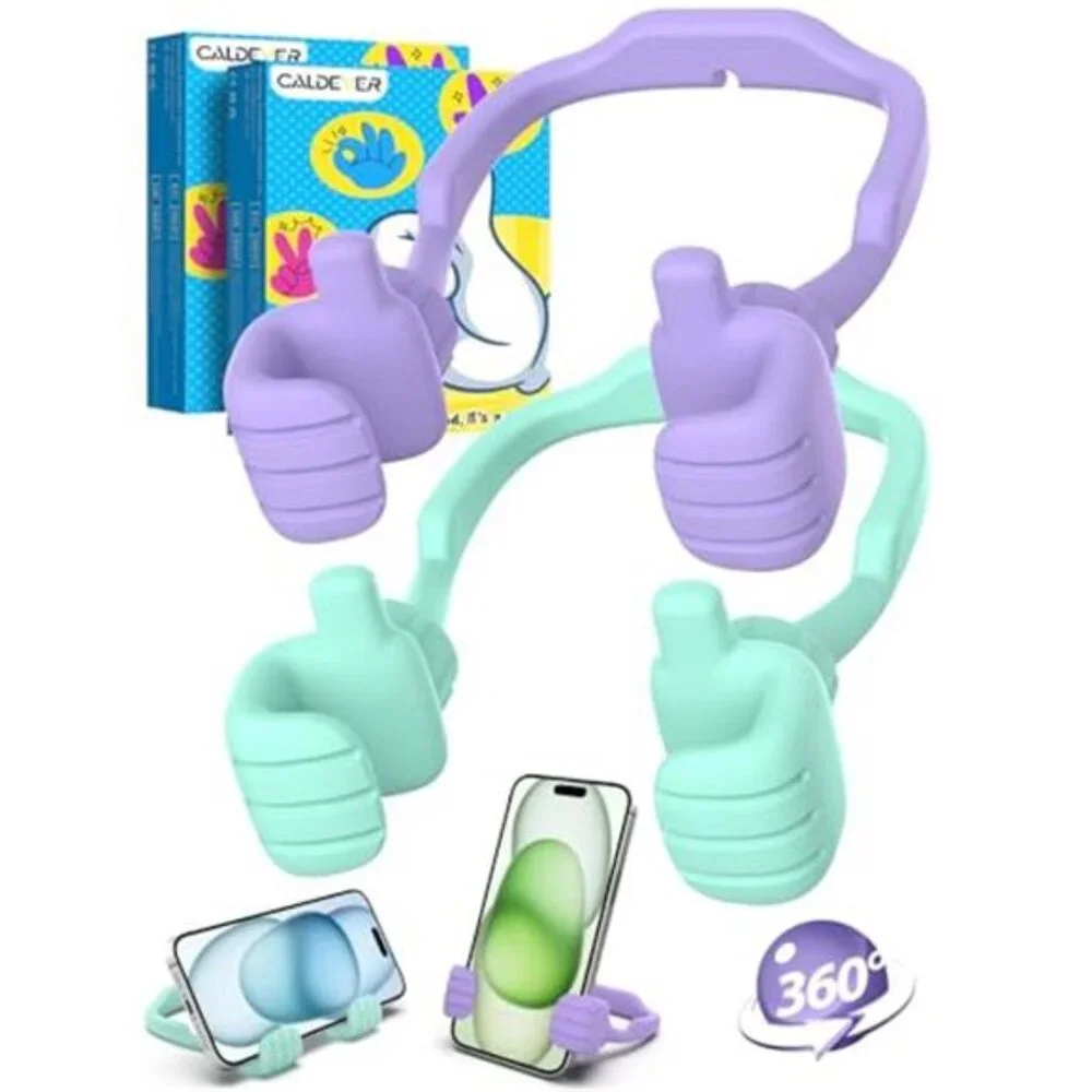 Adjustable Phone Stand Desk Cell Phone Holder Thumbs Up Phone Holder Rotating